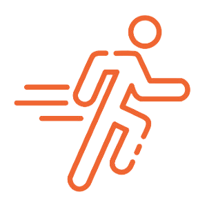 Icon Mensch in Bewegung